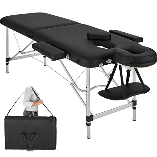 Mesa de masaje plegable de aluminio cosmética TecTake Cama de masaje ...