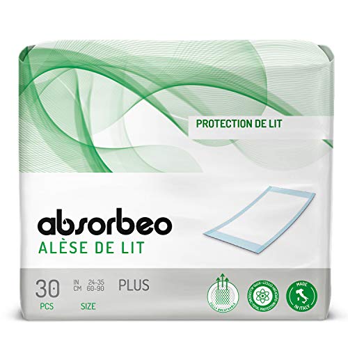 Absorbeo - Sábana Plus - Protección de cama, 60 x 90 cm ...